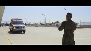 1st Battalion 4th Marines Sets Security for USNS Mercy
