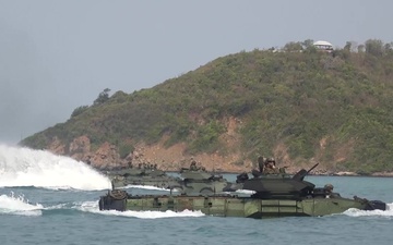 Cobra Gold 20: Royal Thai, U.S. forces conduct bilateral amphibious assault (B-Roll)