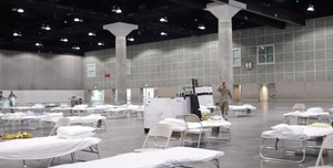Airmen set up Federal Medical Station in Los Angeles