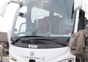 COVID-19 - NATO staff deploy to London in support of efforts to combat coronavirus B-Roll 2 of 2