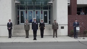 Message from the Minister of Defence of North Macedonia read during accession ceremony at ACT