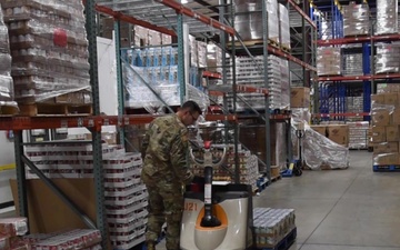 60,000 Pounds of food prepared as the Michigan National Guard assist food banks during COVID-19 response