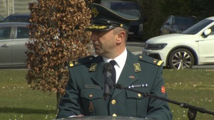 Remarks by Lt Colonel Panche Stefanovski during North Macedonia's accession ceremony at SHAPE