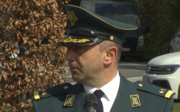 Remarks by Lt Colonel Panche Stefanovski during North Macedonia's accession ceremony at SHAPE