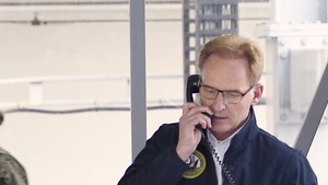 Acting SECNAV Speaks to USNS Mercy (T-AH 19) Crew