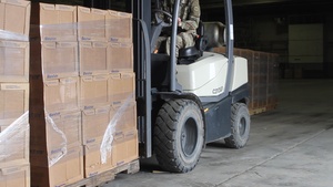 New York National Guard warehouse operations