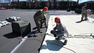 103rd ACS builds tent for COVID-19 testing