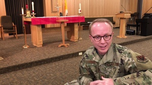 Discussing resilience with chaplain Gabe Lawson