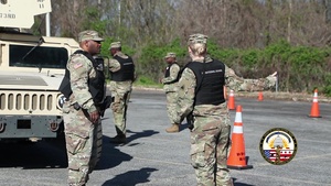 SGT Smith 273rd MP Co, DCNG at COVID19 testing site