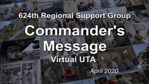 Virtual UTA Commander's Message - April 2020