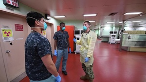 Casualty Receiving Aboard USNS Mercy