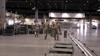 Army Mobile Hospital Unit Sets Up in Seattle