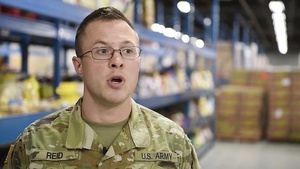 Ohioans Serving Ohioans: Ohio National Guard Helps at Food Bank (NO LOWER THIRDS OR MUSIC)