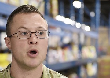 Ohioans Serving Ohioans: Ohio National Guard Helps at Food Bank (NO LOWER THIRDS OR MUSIC)
