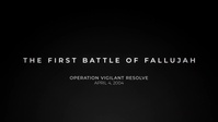 First Battle of Fallujah
