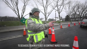 New Jersey Air Guard supports COVID-19 test site