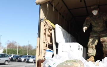 Delaware National Guard Delivers School Lunches to Hardest Hit Neighborhoods