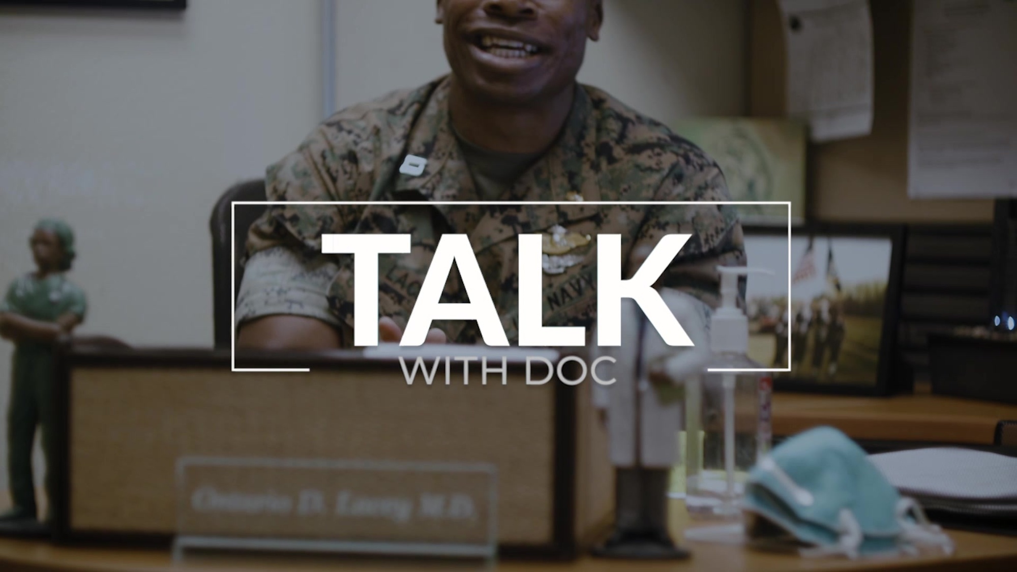 U.S. Navy Lt. Ontario Lacey, the I Marine Expeditionary Force Information Group surgeon, speaks about the importance of social distancing and taking preventative measures seriously amid COVID-19 at Marine Corps Base Camp Pendleton, California, April 7, 2020. For up to date information regarding COVID-19, Marines and Sailors are encouraged to only use verified resources such as the Center for Disease Control and Prevention, the World Health Organization, and the official Navy and Marine Corps websites. (U.S. Marine Corps video by Staff Sgt. Donald Holbert and Cpl. Patrick Crosley)