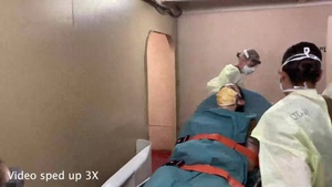 USNS Comfort Transport Of A COVID-19 Positive Patient