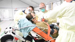 USNS Comfort Transport Of A COVID-19 Screened Patient