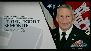Army Corps of Engineers Chief Speaks to Reporters