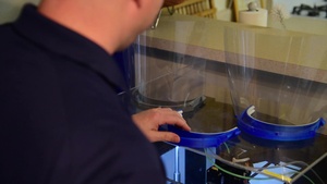 436th Airlift Wing Innovation Lab 3D Prints face shields stringer