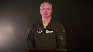Col Adams addresses the 168th Wing