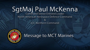 CSEL Message to MCT Marines