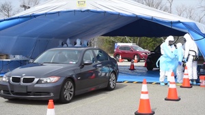 Pennsylvania National Guard support at the Montgomery County Base Test Site
