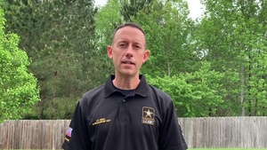 Fort Benning Soldier thanks essential workers for their service