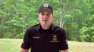 Fort Benning Soldier says thank you to medical workers
