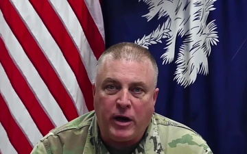 COVID-19 message from the adjutant general for South Carolina