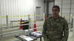 Soldiers and Airmen discuss their role with the Harwood Heights Testing Site