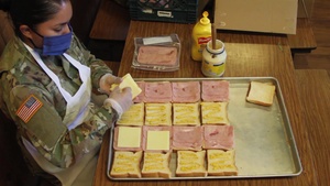 Food preparation at Flagstaff Family Food Center Kitchen