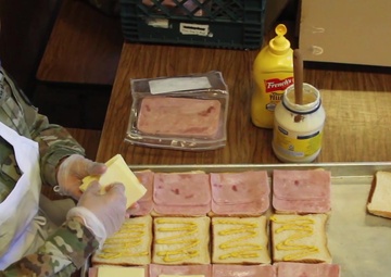 Food preparation at Flagstaff Family Food Center Kitchen