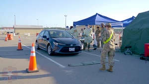 Fort Bragg COVID-19 Drive Through Remote Test Location