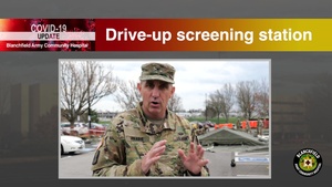 Drive-up Screening Station Appointments
