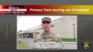 Primary Care shifts to Byrd and Screaming Eagle