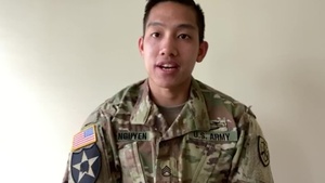 Westminster, CA Soldier sends Thank You to Orange County CA medical workers