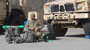 The 101st Airborne Division's Sustainment Brigade Deploys in response to nations COVID-19 pandemic