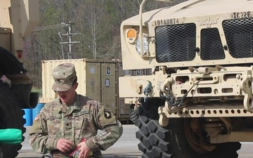 The 101st Airborne Division's Sustainment Brigade Deploys in response to nations COVID-19 pandemic