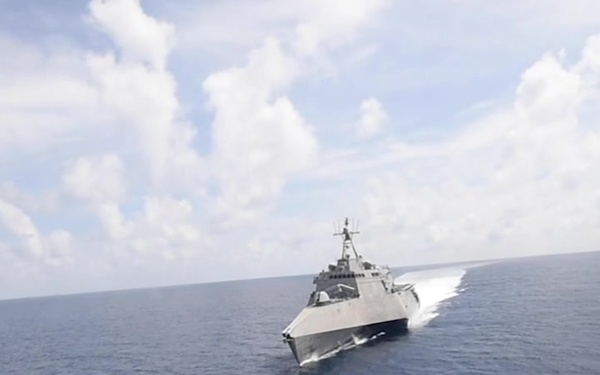 USS Gabrielle Giffords Patrolling South China Sea