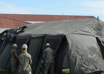 NMCB 1 Sets Up Medical Tent for Naval Hospital Rota, Spain