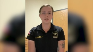 Fort Benning Soldier says thank you to medical professionals