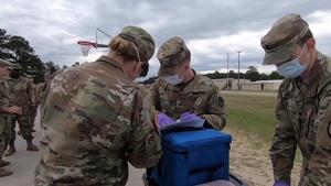 South Carolina National Guard medical teams provide medical screening in response to COVID-19