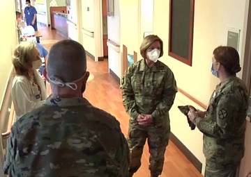 Lt. Gen. Laura Richardson visits Stamford Hospital