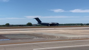 C-17 Globemaster III takeoff from Keesler AFB