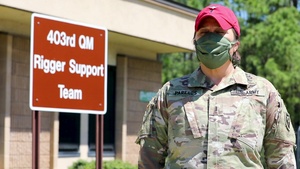 BROLL 403rd Quartermaster Rigger Support COVID-19 Response Interview