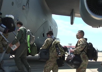 AES crew mobilizes to support COVID-19 patient movement