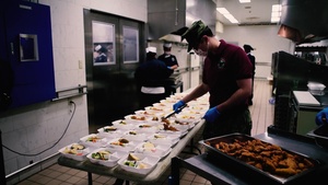 CFAY Galley Provides Boxed Meals